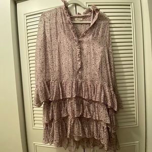 Zadig & Voltaire ruffle floral dress